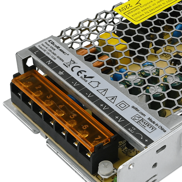 Qoltec strömförsörjning för LED 150W 12V 12,5A aluminium
