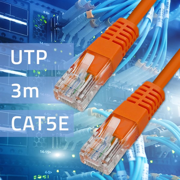 Qoltec Patchcord Crossover-kabel CAT5E UTP 3m