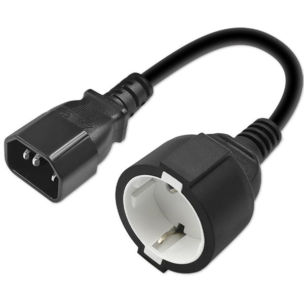 Qoltec Adapter IEC 320 C14/ schuko | 0,15 mio