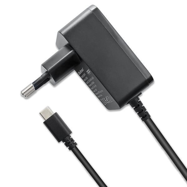 Qoltec superhurti PD-oplader til Raspberry PI 4 USB-C 15W 5V 3A sort