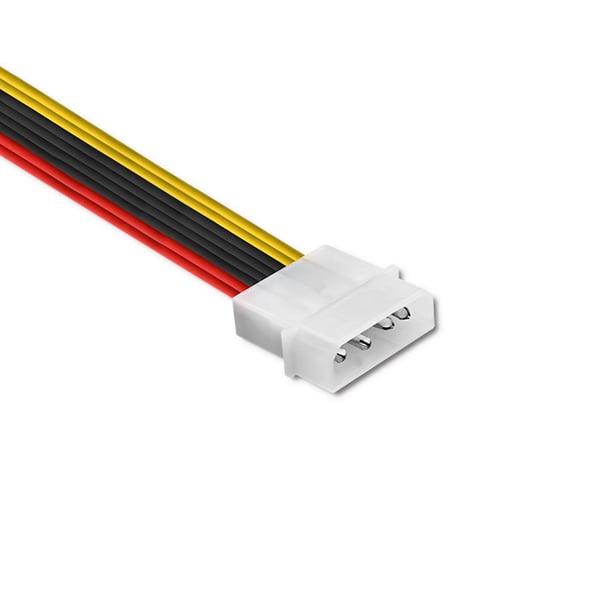 Qoltec POWER MOLEX adapterkabel 2x SATA 0,2m