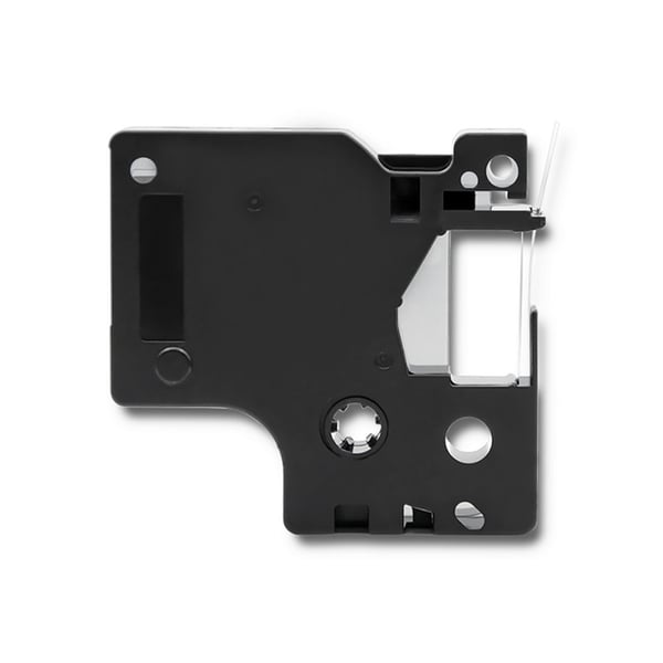 Qoltec tejp för DYMO D1 45013 12 mm x 7 m vit och svart tryck