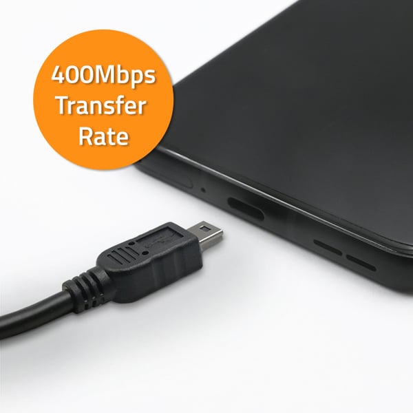 Qoltec USB A-hun til Mini-USB B-hun kabel 1,8 m