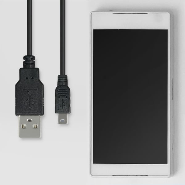 Qoltec USB A-hun til Mini-USB B-hun kabel 1,8 m
