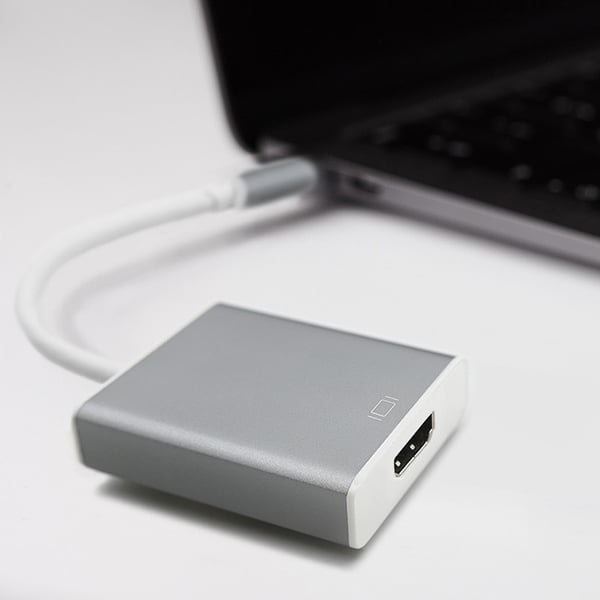 Qoltec USB-C 3.1 adapter till HDMI 4K med MHL aluminiumdesign