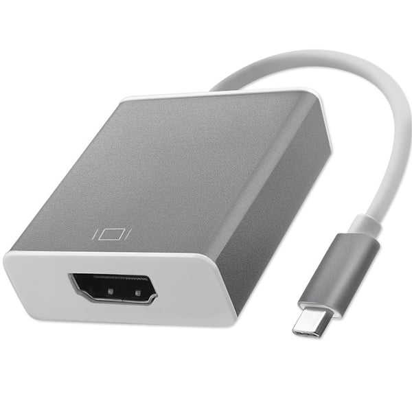 Qoltec USB-C 3.1 adapter till HDMI 4K med MHL aluminiumdesign