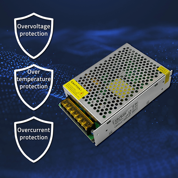 Qoltec LED-switchende netstrømforsyning IP20 100W 12V 8,3A aluminium
