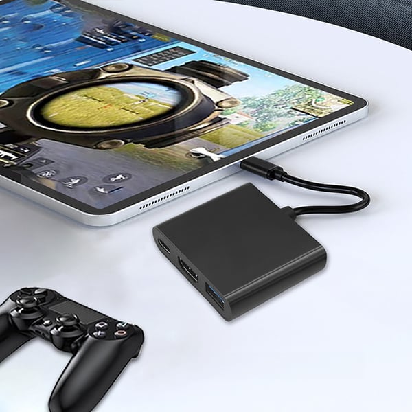 Qoltec Hub-adapter USB-C 3.1 3in1 | USB 3.0 | HDMI 4K | USB-C 3.1 PD 100W