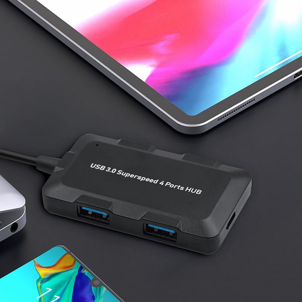 Qoltec Hub-adapter USB-C 3.1 5-i-1 med 4x USB 3.0 och micro-USB