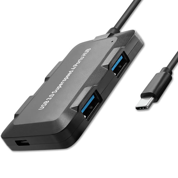 Qoltec Hub-adapter USB-C 3.1 5-i-1 med 4x USB 3.0 och micro-USB