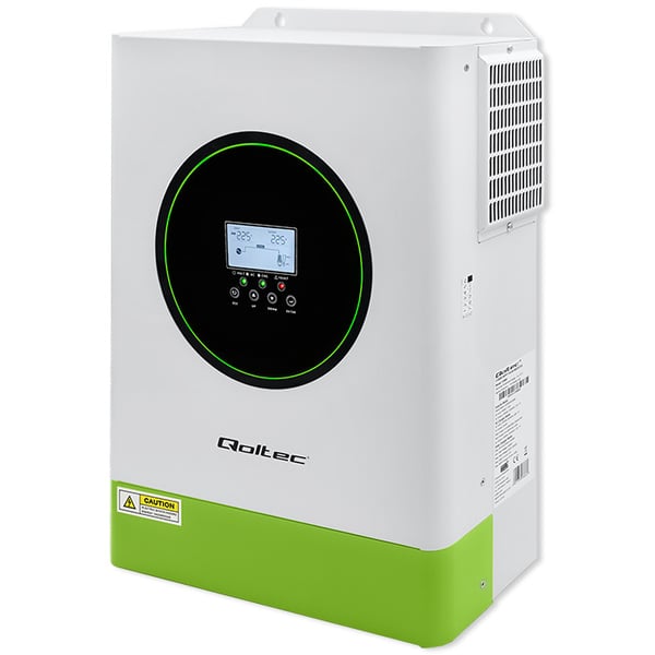 Qoltec Hybrid Off-Grid Aurinkoinvertteri 6200W | 120A | 48V | MPPT | BMS | Sinus | Wi-Fi-vaihtoehto | Tehokerroin 1.0 Qoltec Hybrid Off-Grid Aurinkoinvertteri 6200W | 120A | 48V | MPPT | BMS | Sinus | Wi-Fi-vaihtoehto | Tehokerroin 1.0