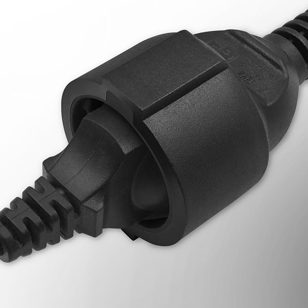 Qoltec adapter IEC 320 C14 til fransk stik 0,15 m