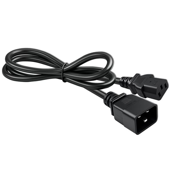 Qoltec IEC C20/C13 strømforlængerkabel 3x1,5mm² 1,2m