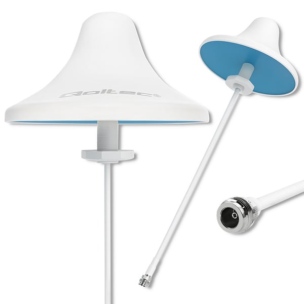 Qoltec Wi-Fi-antenne 2,4/2,5 GHz rundstrålende 5 dBi intern