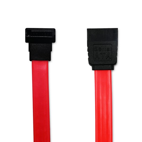 Qoltec SATA-kabel S med ret/vinklet stik 0,5 m