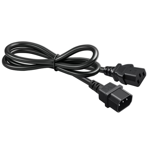 Qoltec IEC C13/C14 strømforlængningskabel 3x1,5mm² 1,8m