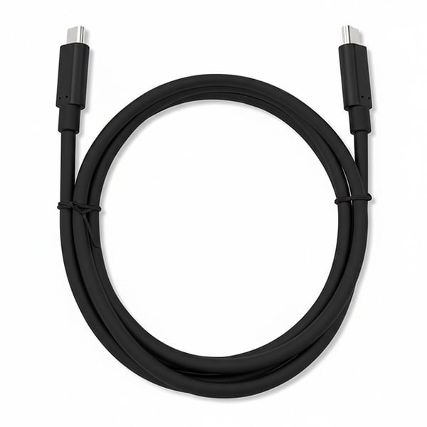 Qoltec USB 3.1 Tyypin C Uroskaapeli | USB 3.1 Tyypin C Uros | 2,5 m | Musta