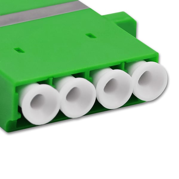 Qoltec LC/APC fiberoptisk adapter dobbeltfyrring enkeltmode
