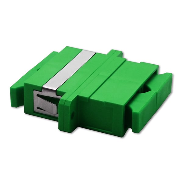 Qoltec SC/APC fiberoptisk adapter duplex singelläge