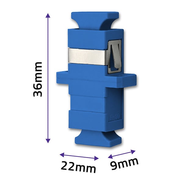 Qoltec SC/UPC fiberoptisk adapter | Simplex | Singlemode