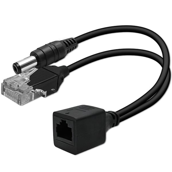 Qoltec PoE-nätadapter LAN RJ-45 5,5*2,1 mm