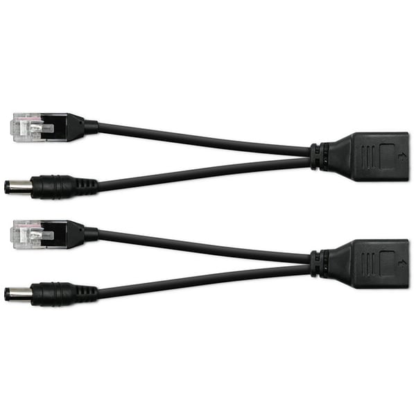 Qoltec PoE-nätadapter LAN RJ-45 5,5*2,1 mm