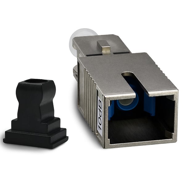 Qoltec fiberoptisk dämpare SC/UPC (hona) - SC/UPC (hane) singelläge 10dB
