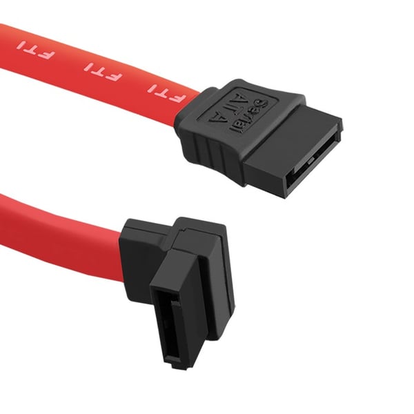 Qoltec SATA-kabel vinklet 0,35 m Qoltec SATA-kabel vinklet 0,35 m