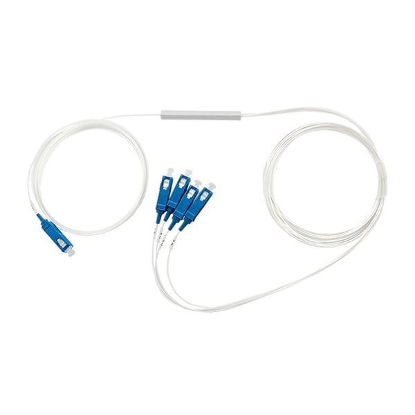 Qoltec splitter 1x4 SC/PC singelmode optisk fiber 0,9 mm