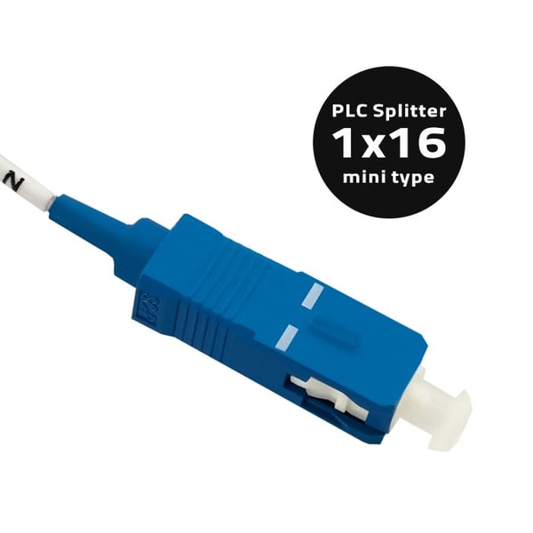 Qoltec Jakaja 1x16 | SC/PC - SC/PC | G.657A | Yksimuoto | 0.9mm