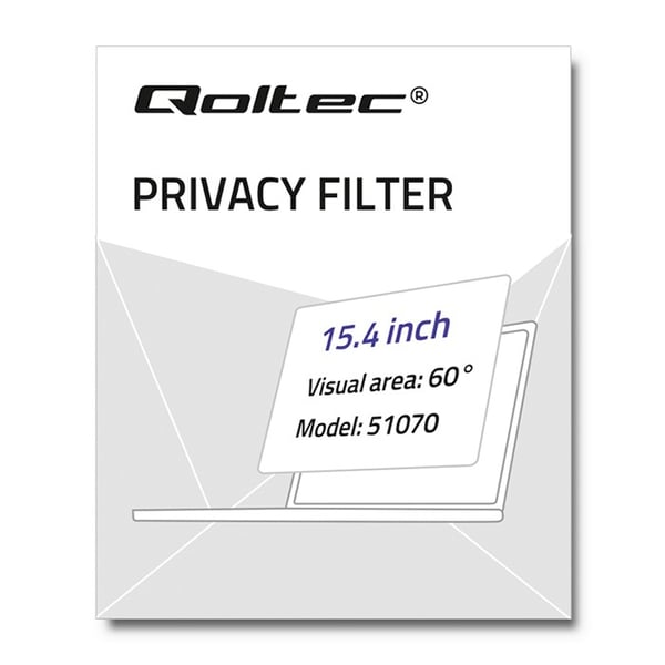 Qoltec GDPR-privatlivsfilter til MacBook Pro Retina 15,4" (2012-2015) øjenbeskyttelse