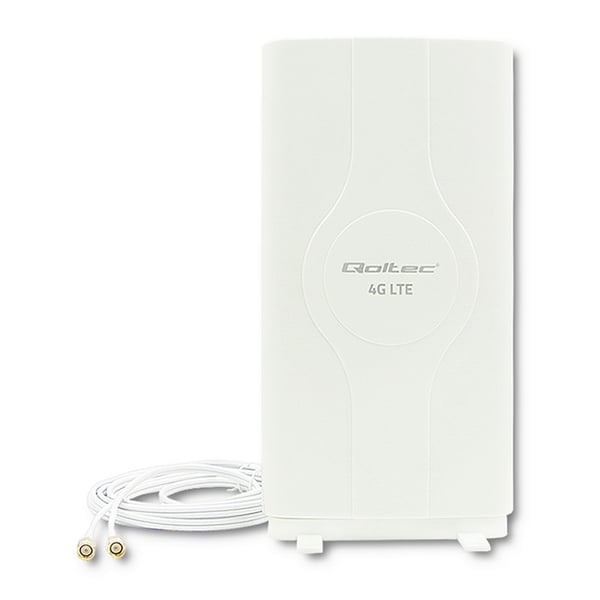 Qoltec 4G LTE -kaksoisantenni kahdella SMA-liittimellä | 30dBi | Sisäinen Qoltec 4G LTE -kaksoisantenni kahdella SMA-liittimellä | 30dBi | Sisäinen