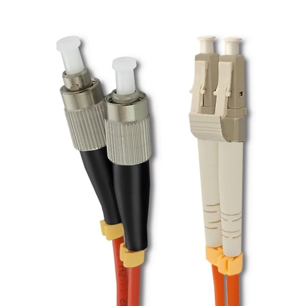 Qoltec fiberoptisk patchkabel LC/UPC - FC/UPC multiläge 50/125 OM2 duplex 5m