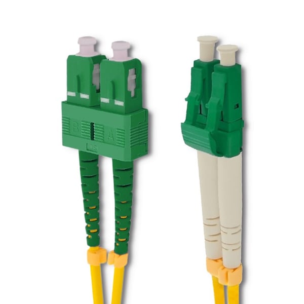 Qoltec SC/APC - LC/APC fiberoptisk patchkabel singelmod 9/125 G652D duplex 2m