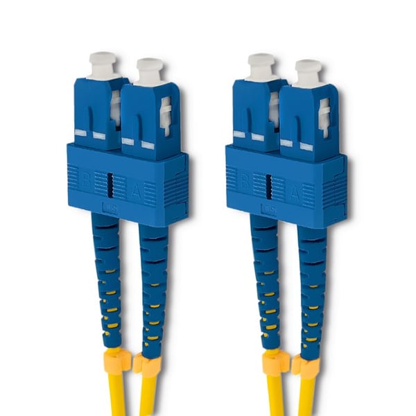 Qoltec SC/UPC fiberoptisk patchkabel - singelläge, 9/125, G652D, duplex, 2m