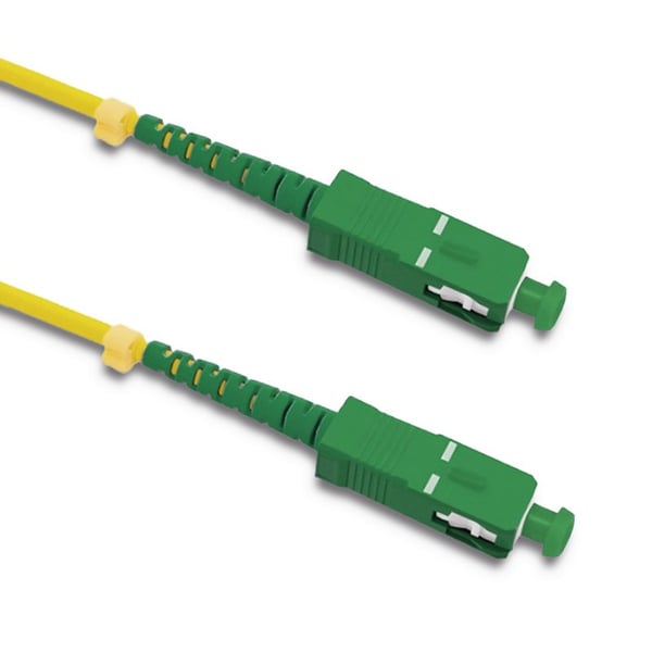 Qoltec SC/APC fiberoptisk patchkabel singelmod 9/125 G652D simplex 3m