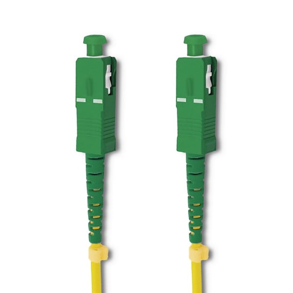 Qoltec SC/APC fiberoptisk patchkabel singelmod 9/125 G652D simplex 3m