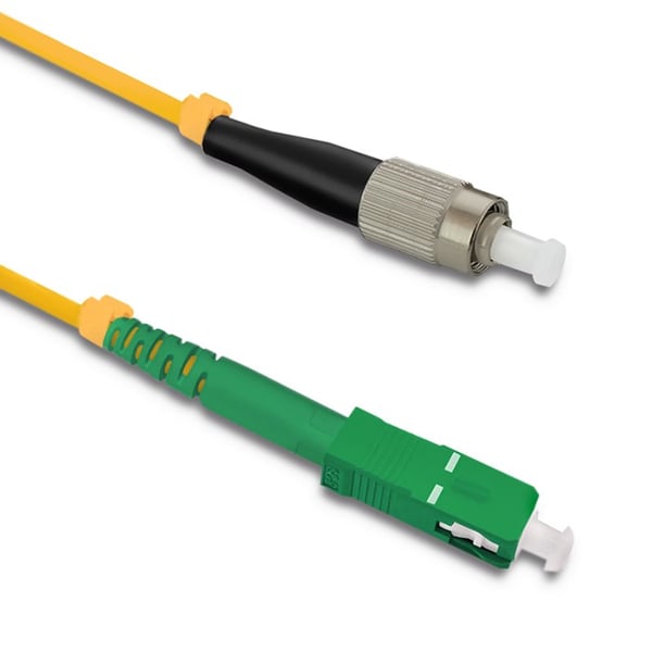 Qoltec fiberoptisk patchkabel FC/UPC - SC/APC singlemode 9/125 G652D simplex 15m