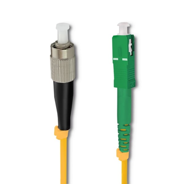 Qoltec fiberoptisk patchkabel FC/UPC - SC/APC singlemode 9/125 G652D simplex 15m