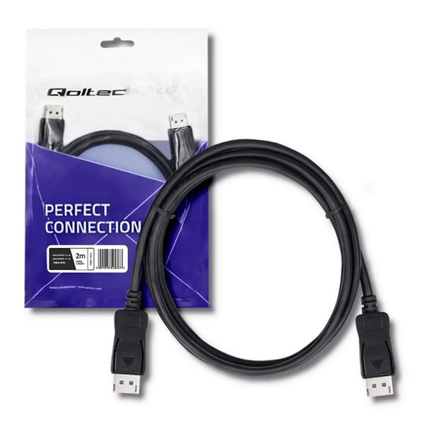Qoltec DisplayPort v1.1 uros | DisplayPort v1.1 uros | 4K | 2m