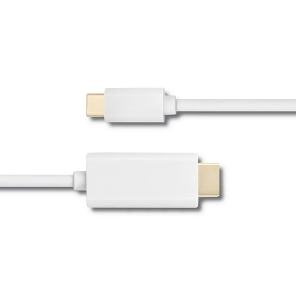 Qoltec USB 3.1 Tyyppi C Uros / HDMI A Uros Kaapeli | 4K | Vaihtoehtoinen Tila | 2m