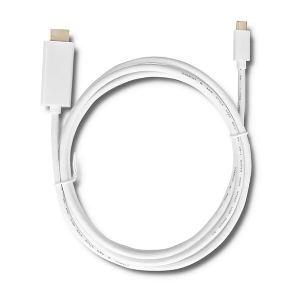 Qoltec USB 3.1 Tyyppi C Uros / HDMI A Uros Kaapeli | 4K | Vaihtoehtoinen Tila | 2m