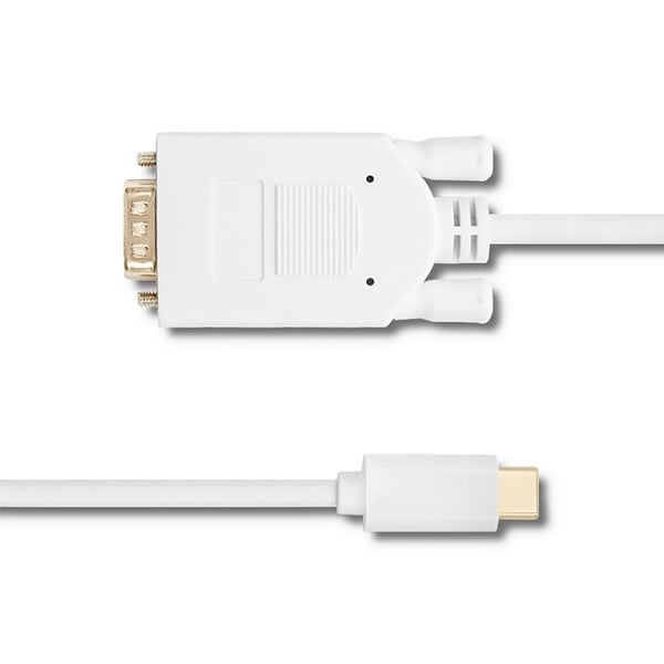 Qoltec USB 3.1 Type C til VGA-kabel, FULL HD, alternativ tilstand, 1 m