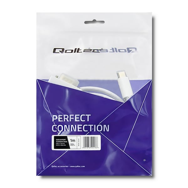 Qoltec USB 3.1 Type C til VGA-kabel, FULL HD, alternativ tilstand, 1 m