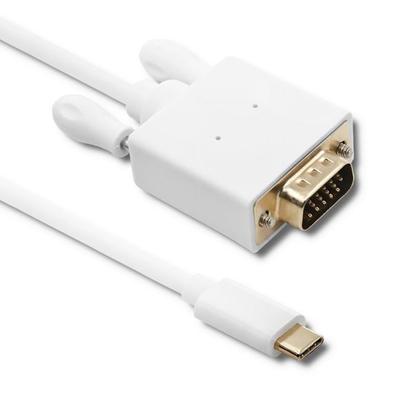 Qoltec USB 3.1 Type C han/VGA han-kabel FULL HD alternativ tilstand 2 m