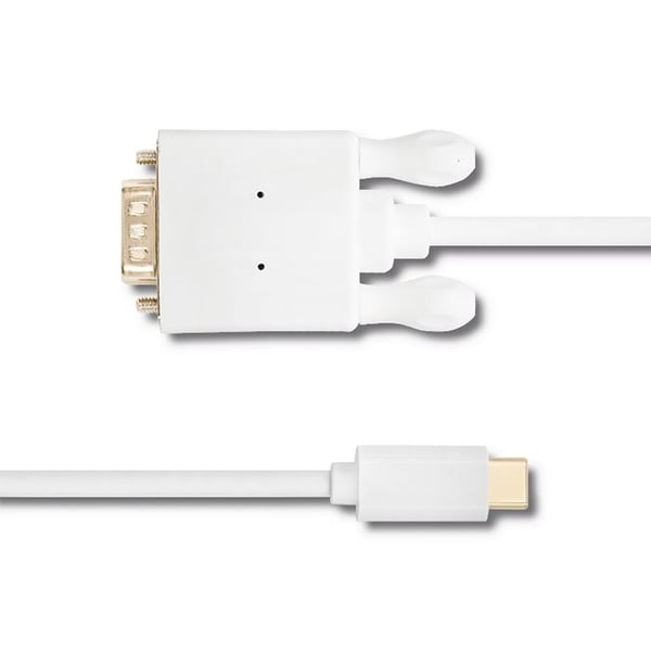 Qoltec USB 3.1 Type C han/VGA han-kabel FULL HD alternativ tilstand 2 m