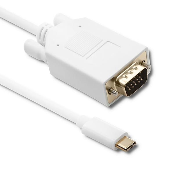 Qoltec USB 3.1 Type C til VGA-kabel, FULL HD, alternativ tilstand, 1 m
