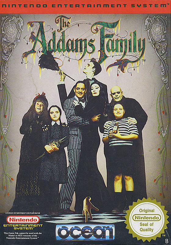 The Addams Family - Nintendo 8-bit/NES - PAL B/SCN (BRUKT VARE)