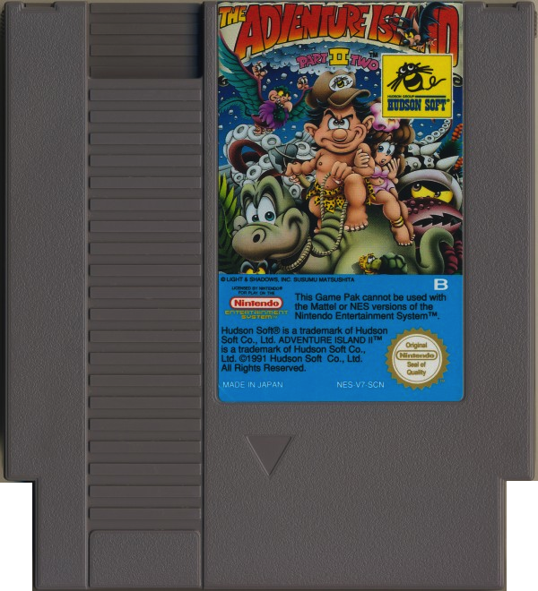 Super Adventure Island II - Nintendo 8-bit/NES - PAL B/SCN (BRUKT VARE)