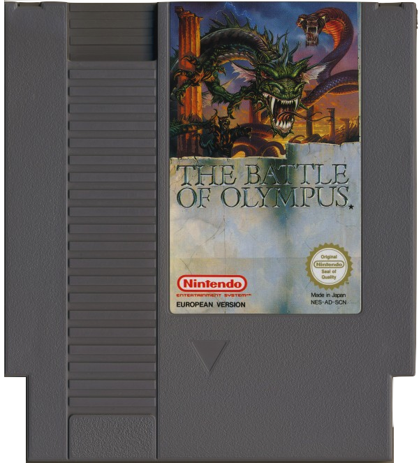 The Battle of Olympus - Nintendo 8-bit/NES - PAL B/SCN (BRUKT VARE)
